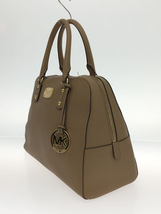 MICHAEL KORS◆ハンドバッグ/レザー/CML/無地_画像2