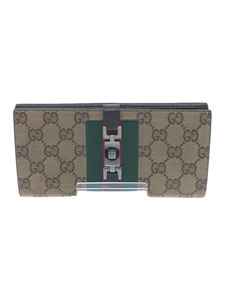 GUCCI◆長財布/BRW/メンズ/05479・213313/擦れ・傷・使用感有