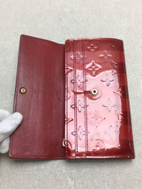 LOUIS VUITTON◆ルイヴィトン/ポルト・フォイユ・サラ_モノグラム・ヴェルニ_RED/M91716/エナメル/レッド/赤_画像4