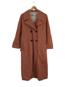 ZARA* trench coat /XS/ cotton /ORN/ plain /2233662623/ change button have /S