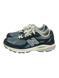 NEW BALANCE◆M990TE3/ローカットスニーカー/27cm/NVY/スウェード// MADE IN USA