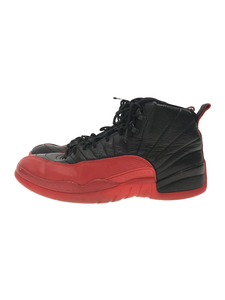 NIKE◆AIR JORDAN 12 RETRO/エアジョーダンレトロ/ブラック/130690-002/27cm/BLK