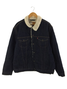 Levi’s◆デニムボアジャケット/Gジャン/XL/コットン/IDG/無地/PC9-16365-0084