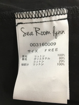 Sea Room lynn◆パワーショルダーレースコンビジャケット/ジャケット/FREE/コットン/BLK_画像4