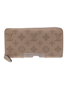 LOUIS VUITTON◆ジッピー・ウォレット_マヒナ_PNK/牛革/PNK/レディース/M61868/マグノリア