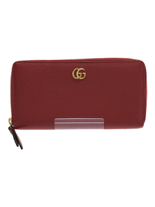 GUCCI◆長財布/-/RED/レディース/496334