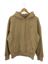 Carhartt◆HOODED VISTA SWEATSHIRT/パーカー/S/コットン/CML/無地_画像1