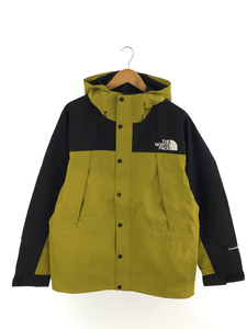 THE NORTH FACE◆MOUNTAIN LIGHT JACKET/L/ゴアテックス/YLW/無地/np11834/タグ有