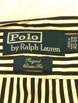 POLO RALPH LAUREN◆ドレスシャツ/長袖シャツ/43-86/コットン/BLK/ストライプ_画像3