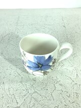 Villeroy & Boch◆プレートxカップセット/2客/4点セット/ホワイト/花柄_画像5