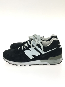 NEW BALANCE◆M576KGS/MadeInEngland/ローカットスニーカー/US8.5/BLK/スウェード