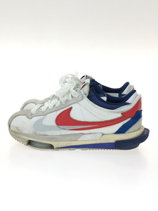 NIKE◆sacai/ZOOM CORTEZ SP/ローカットスニーカー/26.5cm/dq0581-100/ヨゴレ有