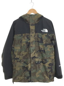 THE NORTH FACE◆NOVELTY MOUNTAIN LIGHT JACKET/カーキ/カモフラ/NP62135