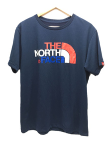 THE NORTH FACE◆S/S COLORFUL LG T_ショートスリーブカラフルロゴT/XL/ポリエステル/NVY