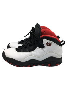 NIKE◆ハイカットスニーカー/23cm/WHT/310806-102/AIR JORDAN 10 RETRO BG