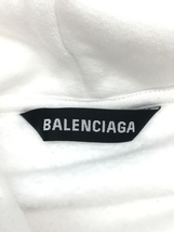 BALENCIAGA◆バレンシアガ/パーカー/S/コットン/WHT/無地_画像3