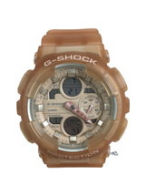 CASIO◆カシオ/クォーツ腕時計_G-SHOCK/デジアナ/ラバー/BRW_画像1