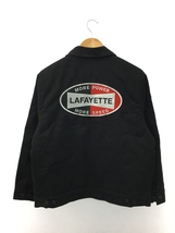 Lafayette◆ジャケット/M/ポリエステル/BLK/LA211006_画像2
