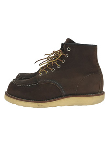 RED WING◆6inch CLASSIC MOC TOE/レースアップブーツ/25cm/BRW/スウェード/8878