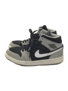 NIKE◆AIR JORDAN 1 MID SE_エア ジョーダン 1 ミッド SE/25cm/GRY