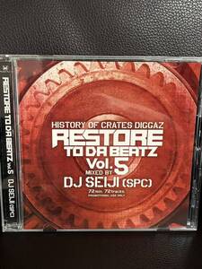 MIXCD DJ SEIJI CRATES DIGGAZ RESTORE★MURO KIYO KOCO HIP HOP JAZZY SPORT GROOVEMAN SPOT MITSU THE BEATS