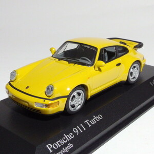 ★ PMA 1/43 ポルシェ 911(964) ターボ 1990 イエロー ★