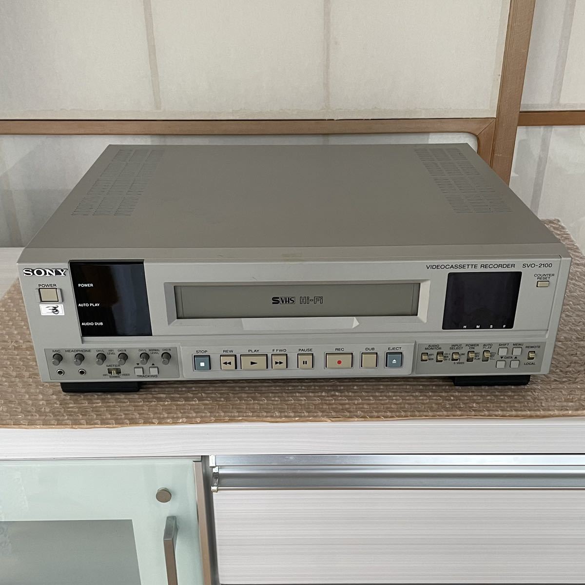 Yahoo!オークション -「sony svo」(S-VHSビデオデッキ) (ビデオデッキ