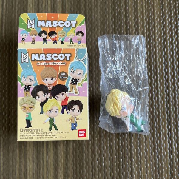 5-5新品　TinyTAN MASCOT V テテ　ボールチェーン付きマスコット　BTSキーホルダー