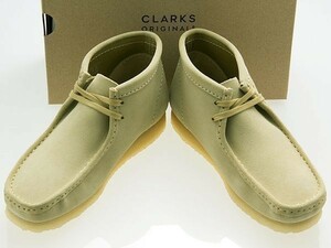 新品/CLARKS/クラークス/WALLABEE BOOT/ワラビー ブーツ/MAPLE SUEDE/メープル スエード/26155516/UK7.5（内寸25.5/外寸26.5）