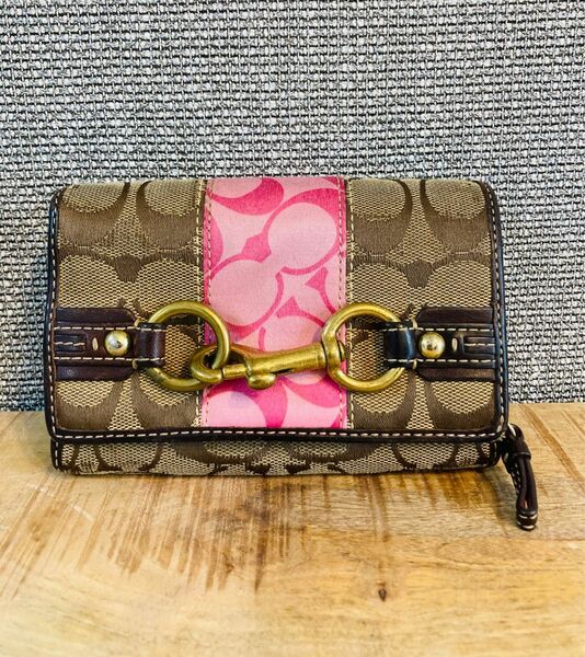 COACH コーチ 二つ折り財布（レディース・女性）中古 ブランド本物か正規品