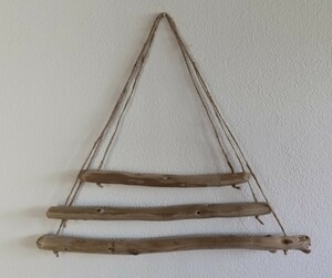 Art hand Auction b★Driftwood handmade★Towel hanger★Set of 3★Hanger★Towel rack★Scarf rack★Stole rack★Muffler rack★Hanging, Handmade items, interior, miscellaneous goods, ornament, object