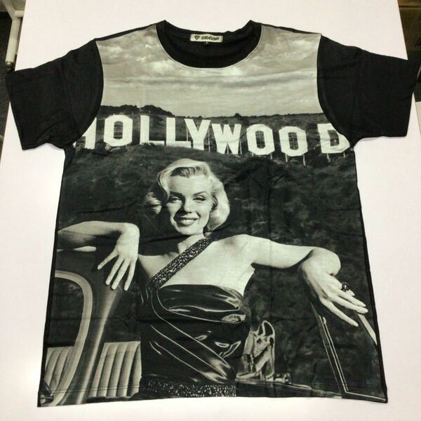 DBR5B. デザインTシャツ Lサイズ　Marilyn Monroe ③ マリリンモンロー