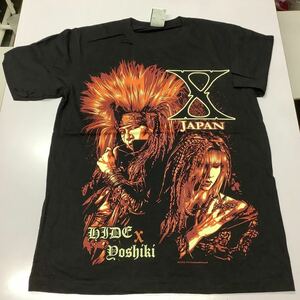 SR7B2. バンドTシャツ Lサイズ　X JAPAN ③ Xジャパン　HIDE Yoshiki 半袖Tシャツ