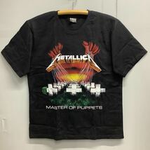 SR8C1. 両面プリントバンドTシャツ XLサイズ　METALLICA メタリカ　ロックTシャツ_画像1