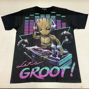 SR12C1. デザインTシャツ XLサイズ　Guardians of the galaxy 4 ガーディアンズオブギャラクシー　GROOT グルート　半袖Tシャツ