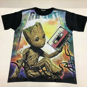 SR12C2. デザインTシャツ　XLサイズ　Guardians of the galaxy 12 ガーディアンズオブギャラクシー　GROOT グルート