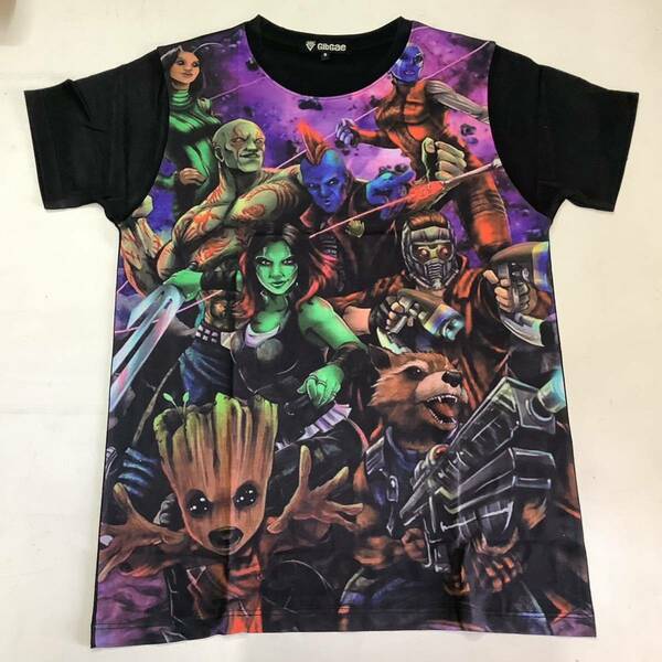 SR12S1. デザインTシャツ　Sサイズ　Guardians of the Galaxy 1 ガーディアンズオブギャラクシー　半袖Tシャツ