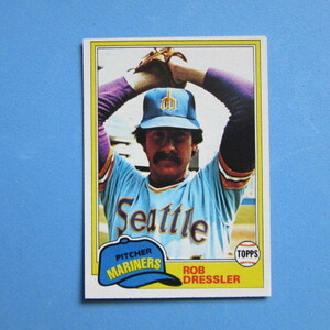 1981 Topps #508 Rob Dressler