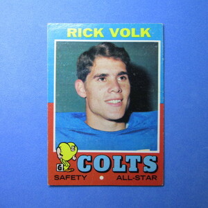 1971 Topps Football #32 Rick Volk (ROOKIE)
