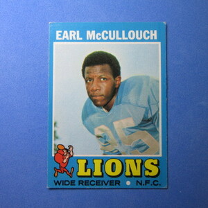 1971 Topps Football #127 Earl McCullough