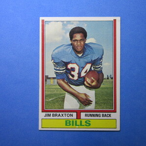 1974 Topps Football #487 Jim Braxtonの画像1