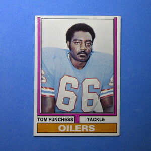 1974 Topps Football #527 Tom Funchess