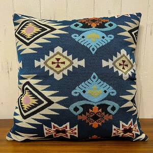 Art hand Auction Geri Cotton Cushion Cover B Handmade Pillow Cover Pillow Case Square Cushion Asian Thai Ethnic Turkish Kilim Style, furniture, interior, Interior accessories, Cushion Cover