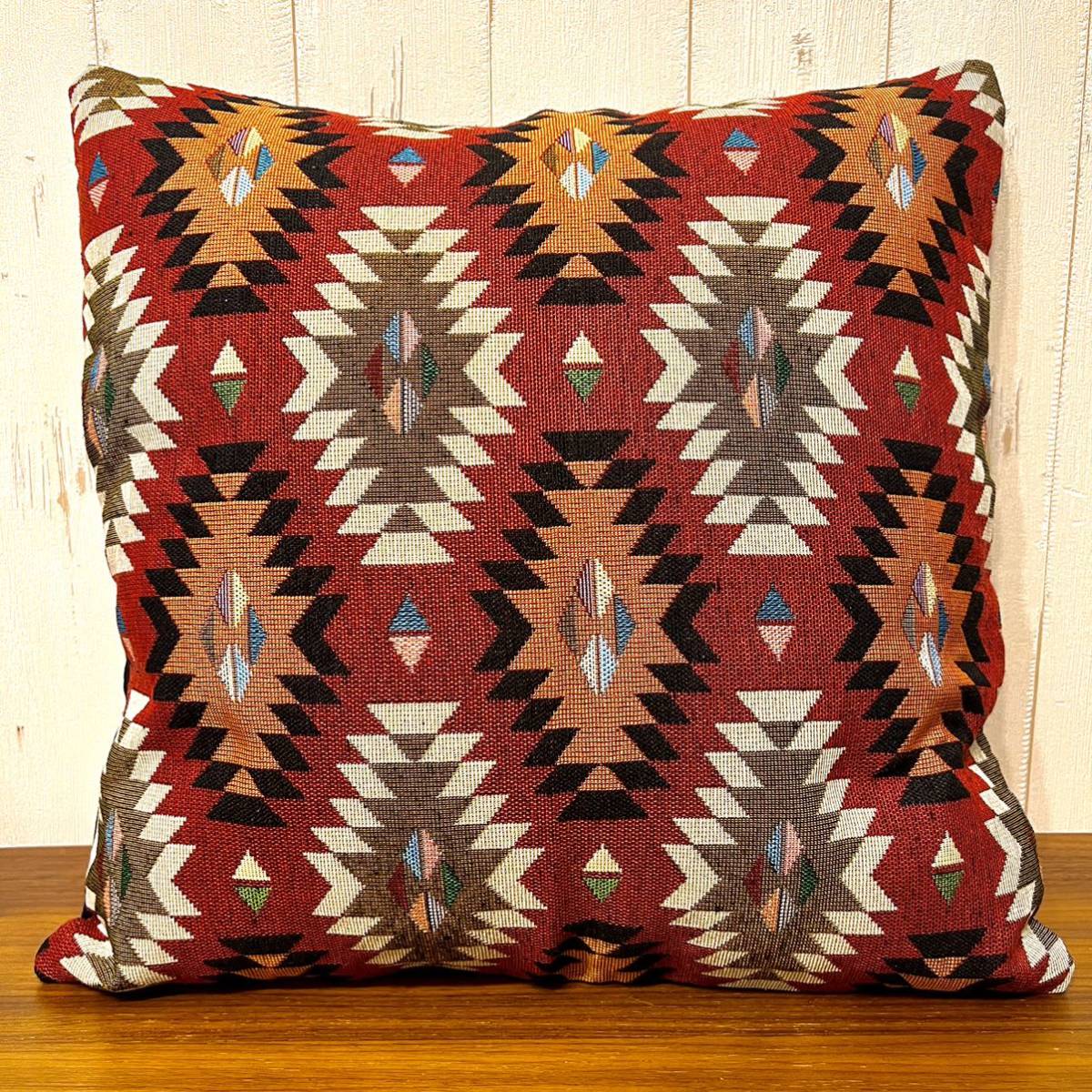 Geri coton housse de coussin C fait à la main taie d'oreiller taie d'oreiller carré coussin asiatique thaïlandais ethnique turc Kilim Style, meubles, intérieur, Accessoires intérieurs, Housse de coussin