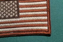 米軍放出品 ベルクロ ワッペン 国旗 アメリカ 星条旗 8×5㎝ 中古_画像3