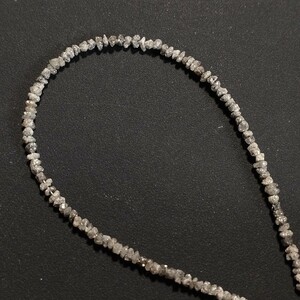  natural gray diamond raw ore bracele silver 925 diamond 