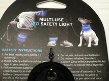 (送料無料)新品未使用品 4ID SlapWrapz Multi-Use LED ライト 2本セット ☆夜間のランニング、犬の散歩、夜間の自転車などの安全対策。_画像4