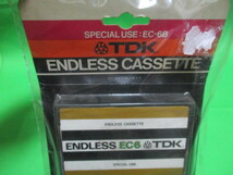 激レア　当時物　TDK　業務用　エンドレス　カセットテープ　ENDLESS CASSETTE　EC6B　＊古い物なので念の為ジャンク扱い_画像8