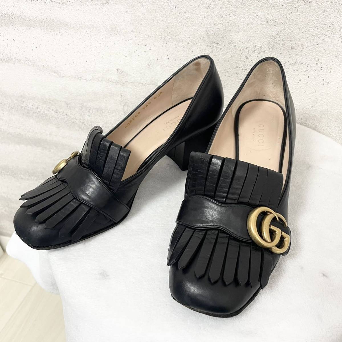 ヤフオク! -「グッチggマーモント」(パンプス) (女性用)の落札相場