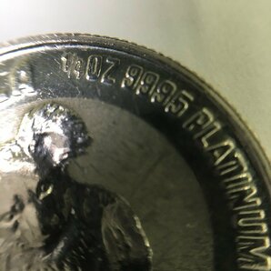 【BEAJ1035】Pt1000 オーストラリア コアラ プラチナコイン 1/4oz 総重量8.0gの画像4